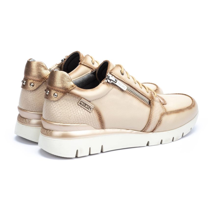 Beige Pikolinos CANTABRIA Women's Sneakers | UMSQ91426