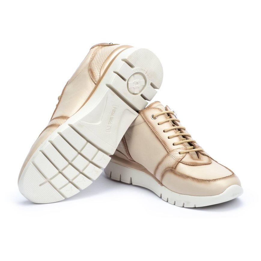 Beige Pikolinos CANTABRIA Women's Sneakers | UMSQ91426