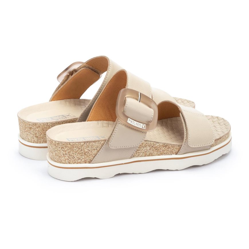 Beige Pikolinos MENORCA Women's Sandals | SBYM26187