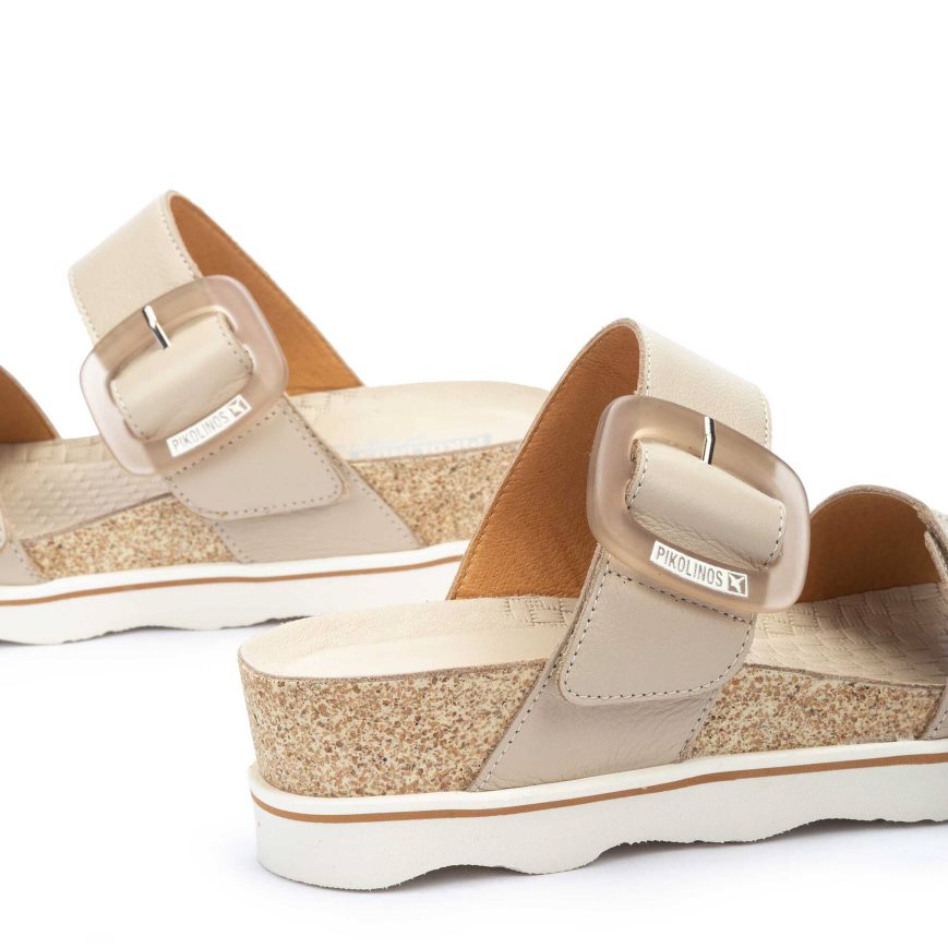 Beige Pikolinos MENORCA Women's Sandals | SBYM26187