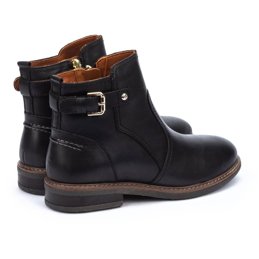 Black Pikolinos ALDAYA Women's Ankle Boots | CEL163082