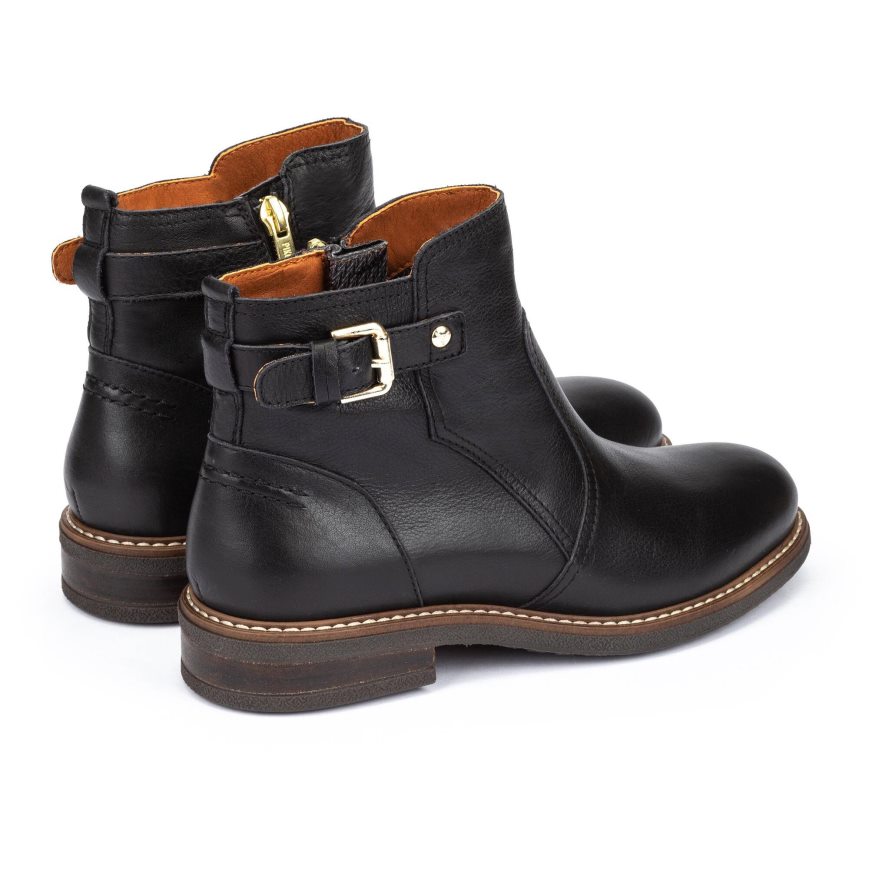 Black Pikolinos ALDAYA Women's Ankle Boots | H1IS30492