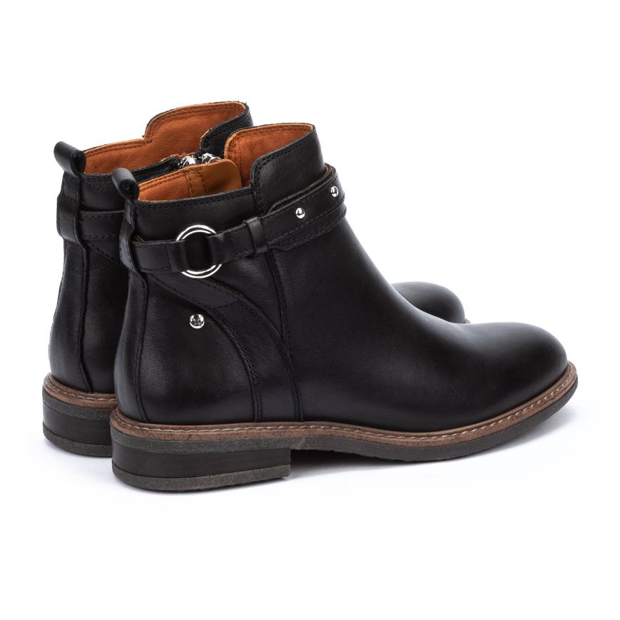 Black Pikolinos ALDAYA Women's Ankle Boots | MCPZ126T7