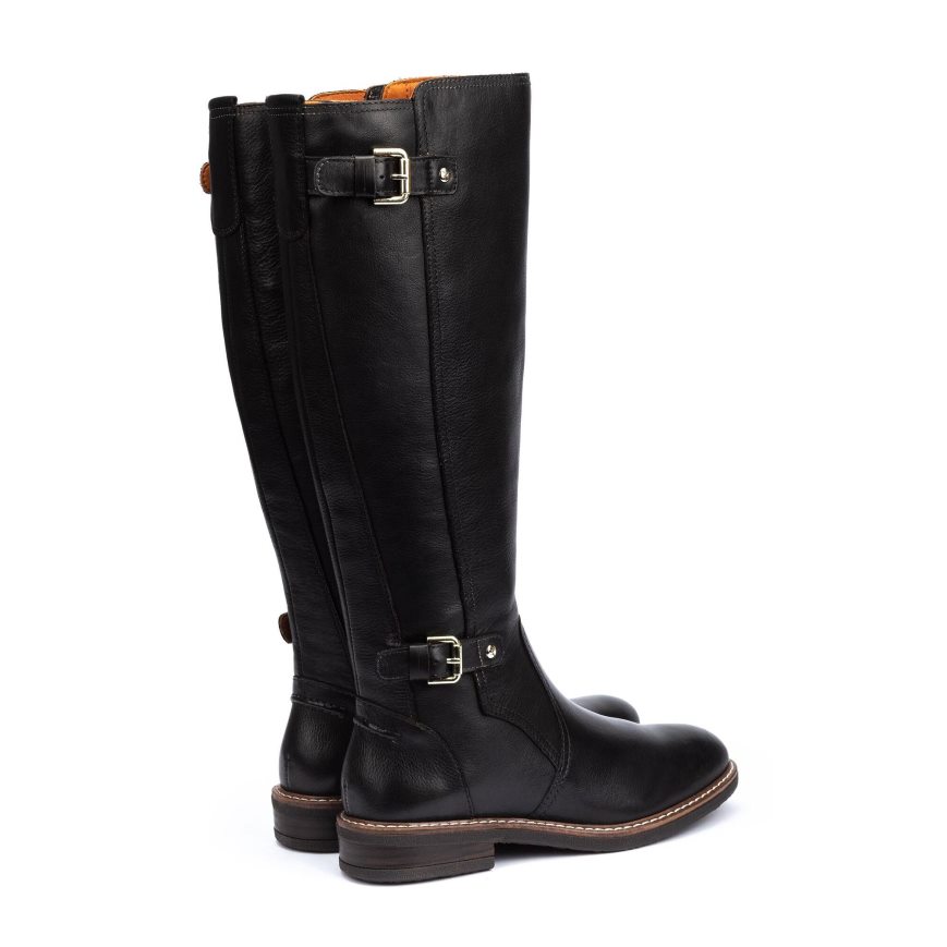 Black Pikolinos ALDAYA Women's Knee-high Boots | IXQC2T748