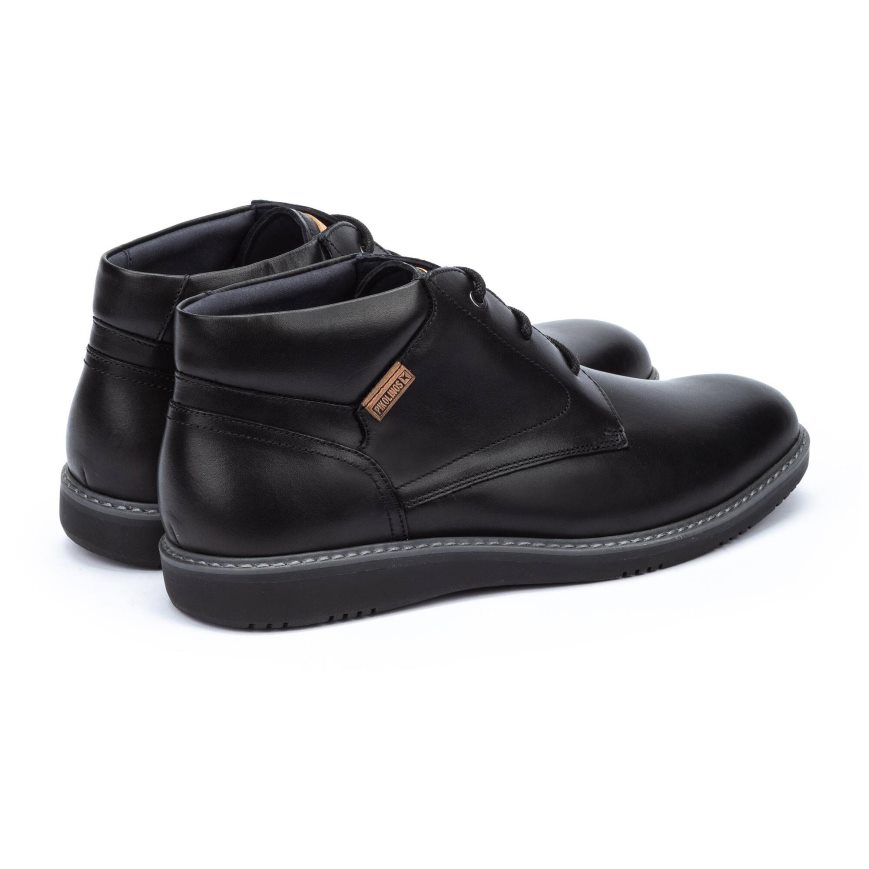 Black Pikolinos AVILA Men's Ankle Boots | DFPN720T6