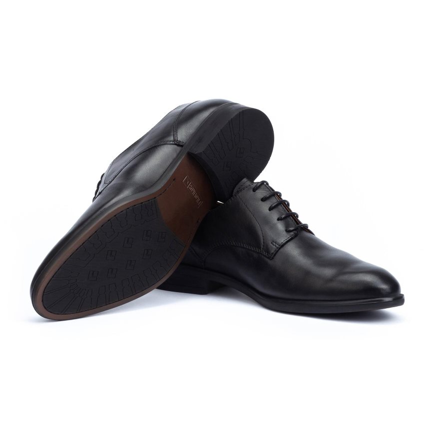 Black Pikolinos BRISTOL Men's Casual Shoes | BMEW67894