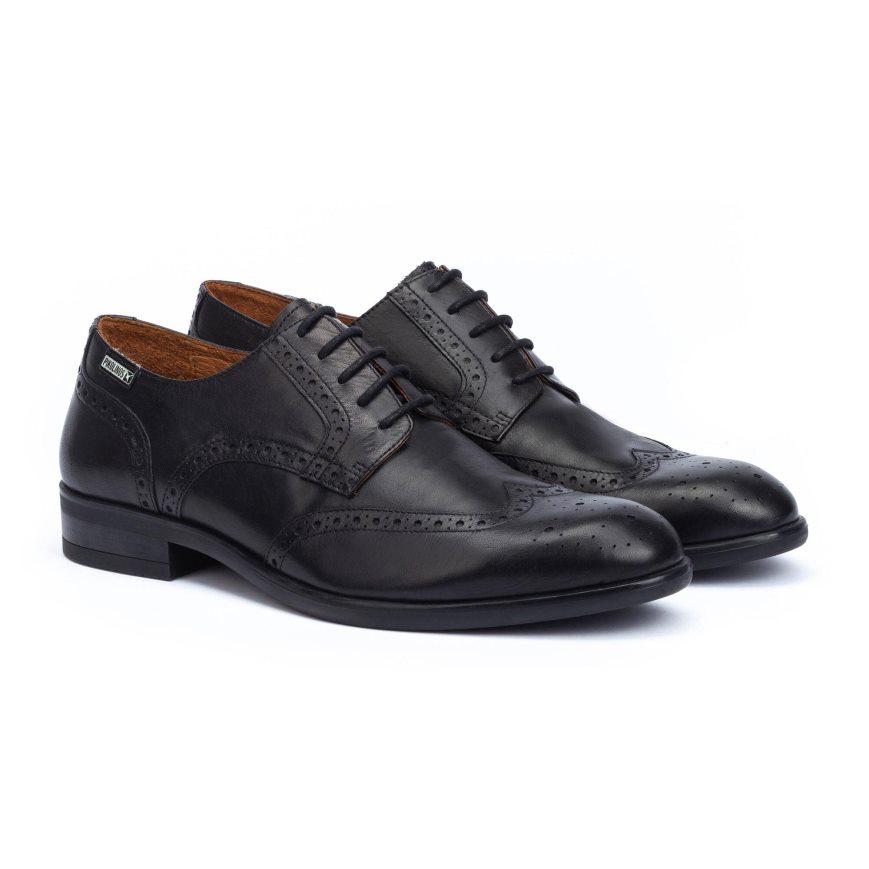 Black Pikolinos BRISTOL Men's Casual Shoes | GVWT089T2