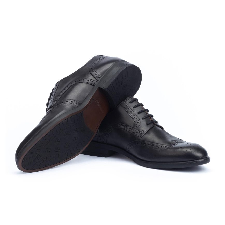 Black Pikolinos BRISTOL Men's Casual Shoes | GVWT089T2