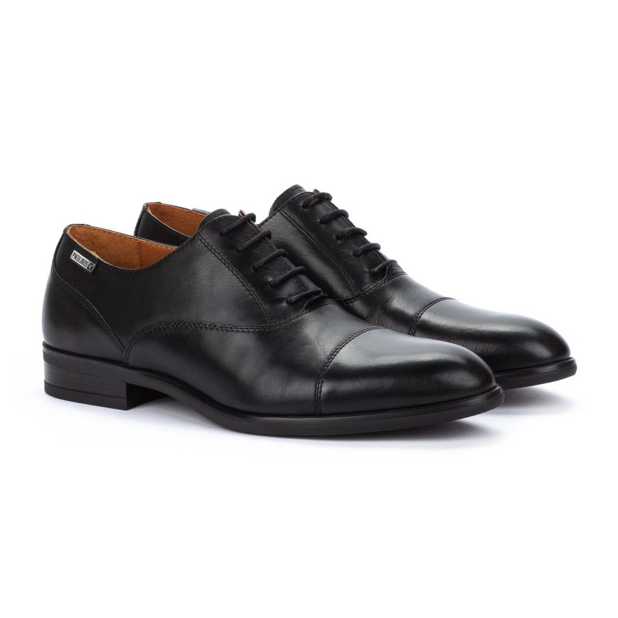 Black Pikolinos BRISTOL Men's Casual Shoes | MCAW36824