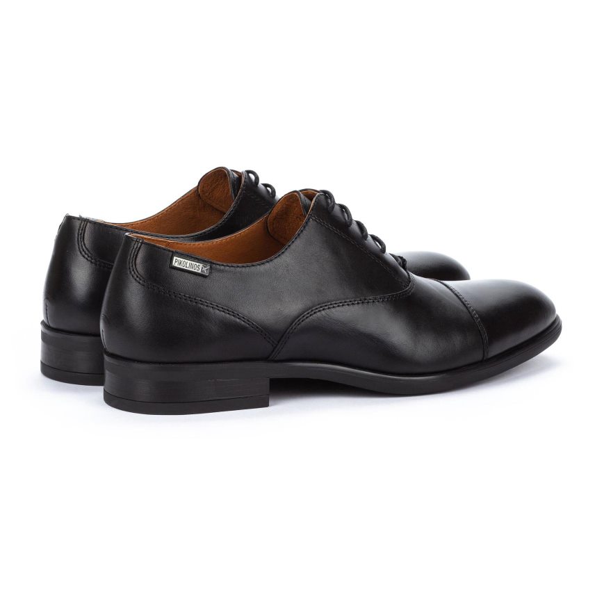 Black Pikolinos BRISTOL Men's Casual Shoes | MCAW36824