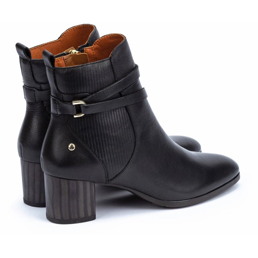 Black Pikolinos CALAFAT Women's Ankle Boots | CJUS1T480