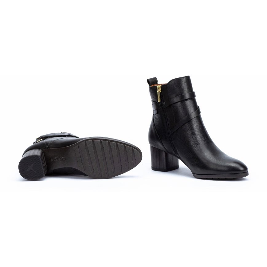 Black Pikolinos CALAFAT Women's Ankle Boots | CJUS1T480