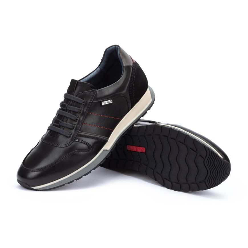 Black Pikolinos CAMBIL Men's Sneakers | ABLNT6120