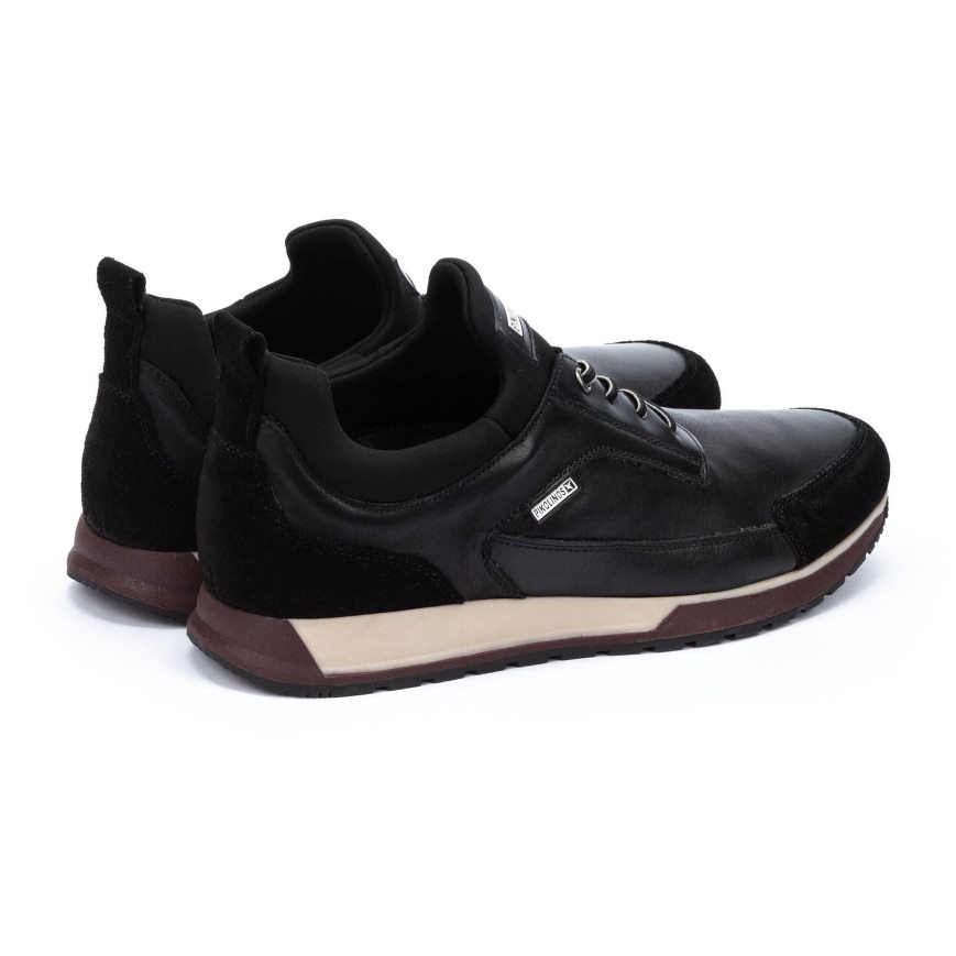 Black Pikolinos CAMBIL Men's Sneakers | DIUJ08294