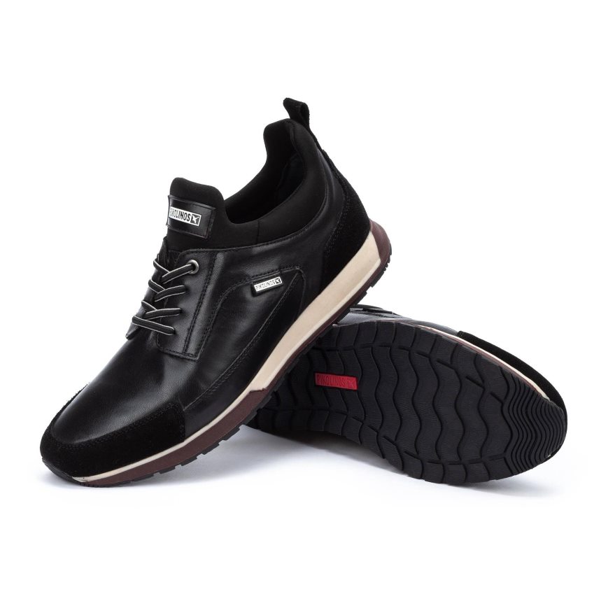 Black Pikolinos CAMBIL Men's Sneakers | DIUJ08294