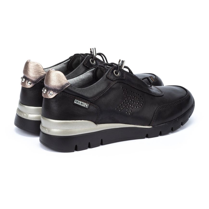 Black Pikolinos CANTABRIA Women's Sneakers | IUSA96T32