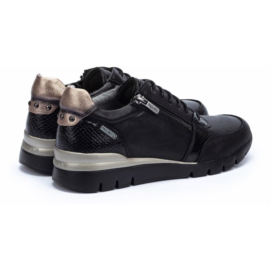 Black Pikolinos CANTABRIA Women's Sneakers | WFBC30169