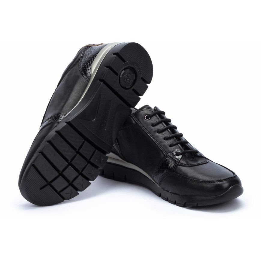 Black Pikolinos CANTABRIA Women's Sneakers | WFBC30169