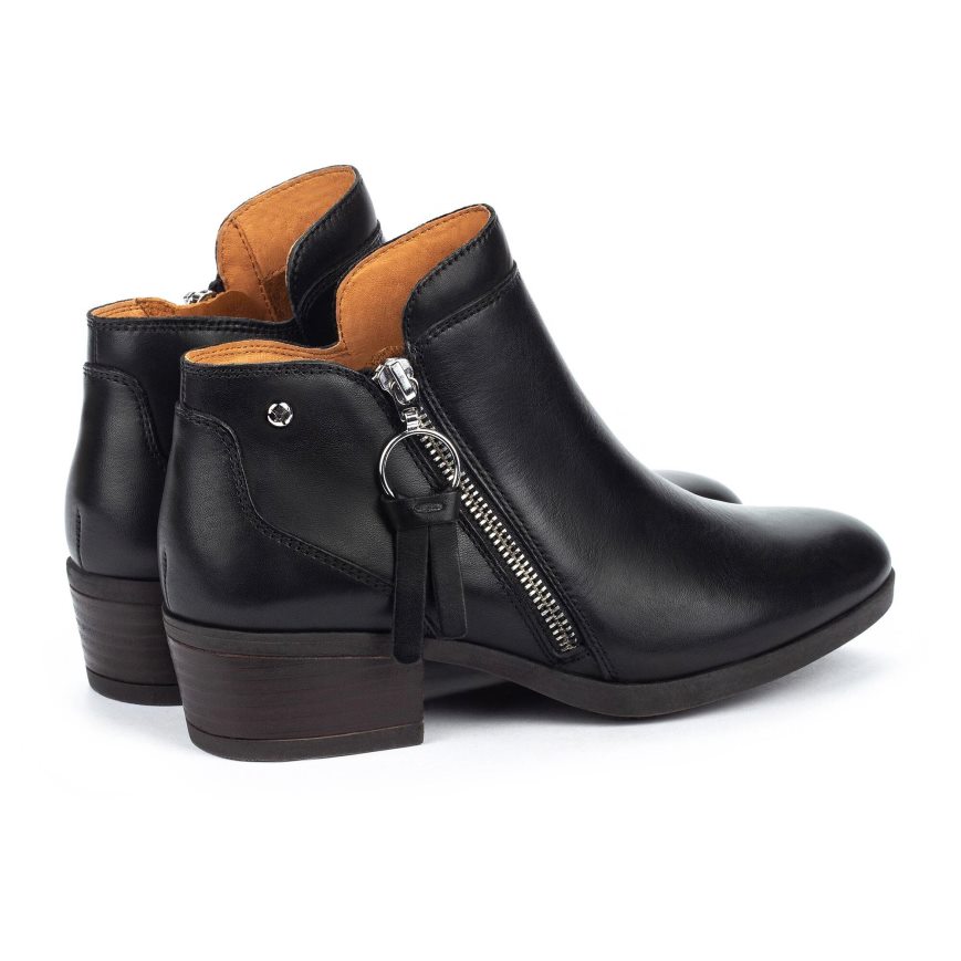 Black Pikolinos DAROCA Women's Ankle Boots | NIEH30246