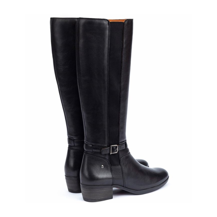 Black Pikolinos DAROCA Women's Knee-high Boots | Y1PZ4976T