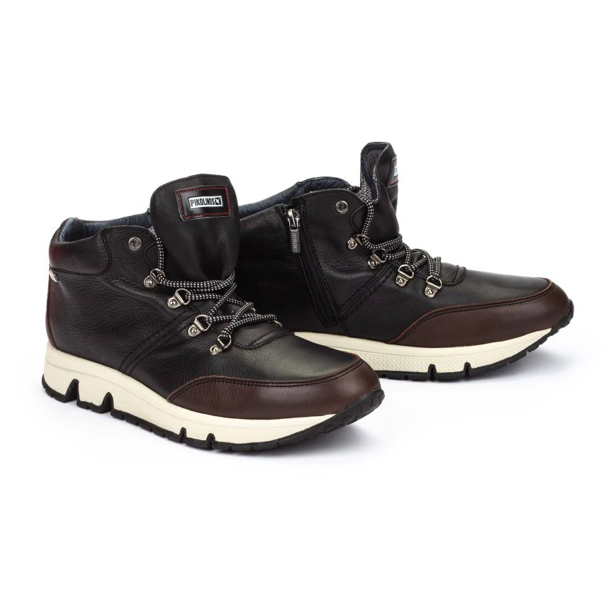 Black Pikolinos FERROL Men's Sneakers | DCGB48196