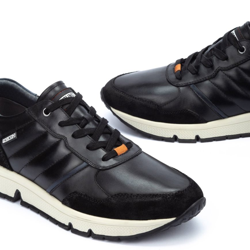 Black Pikolinos FERROL Men's Sneakers | J1PZ48963