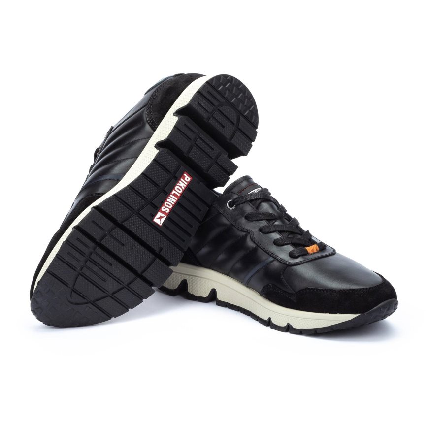 Black Pikolinos FERROL Men's Sneakers | J1PZ48963