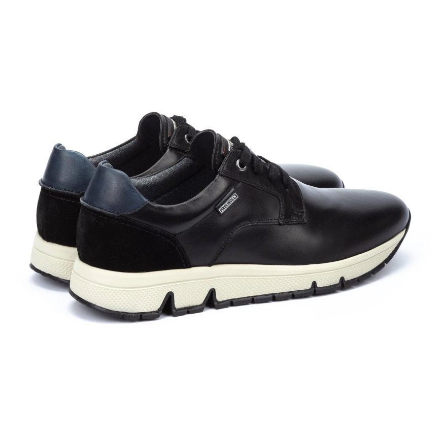 Black Pikolinos FERROL Men's Sneakers | QJCX43208