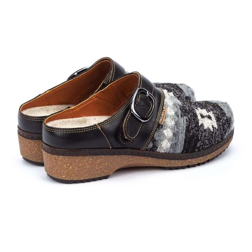 Black Pikolinos GRANADA Women's Clogs | ARCY62719