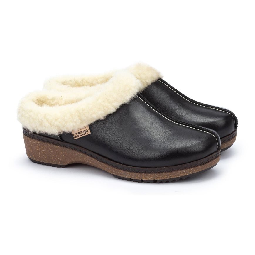 Black Pikolinos GRANADA Women's Clogs | CHYN38941