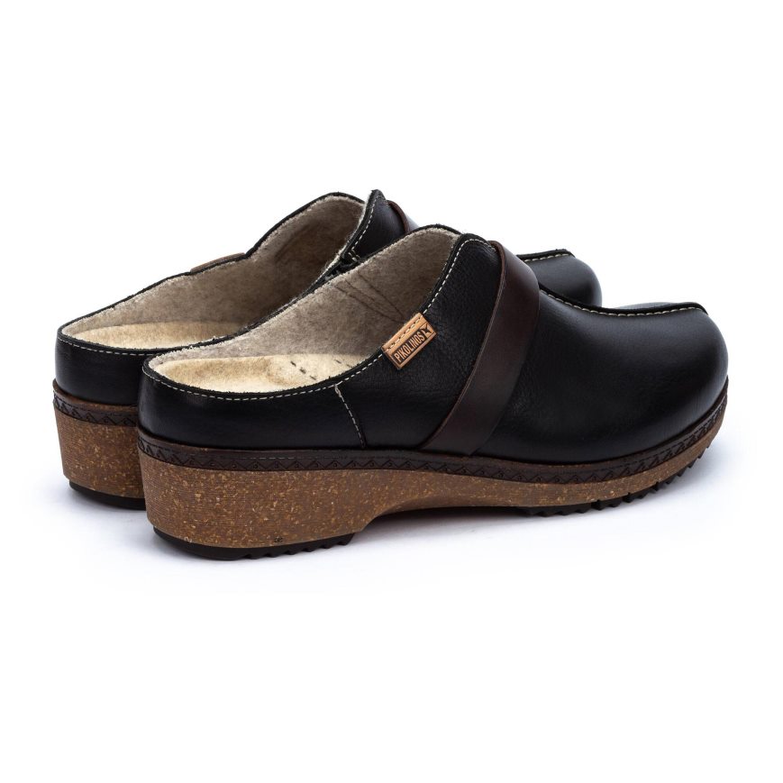 Black Pikolinos GRANADA Women's Clogs | VASB3918T