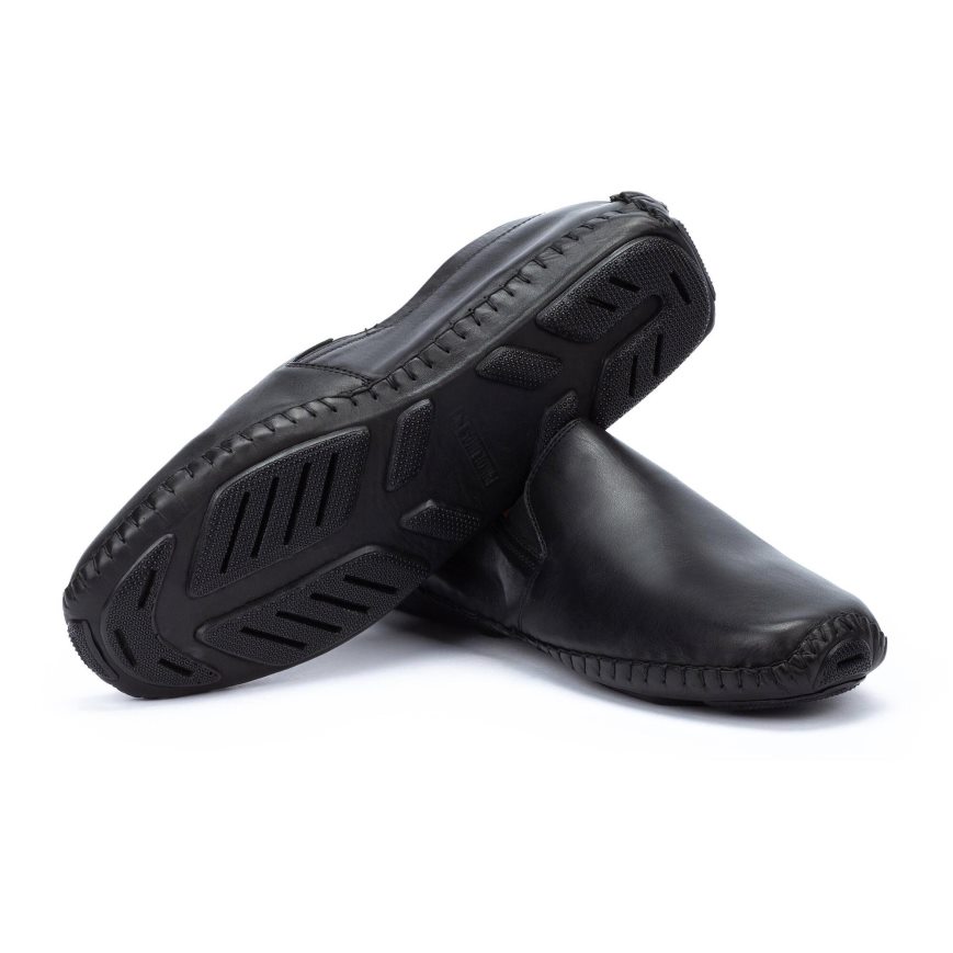 Black Pikolinos JEREZ Men's Moccasins | TJMR39721