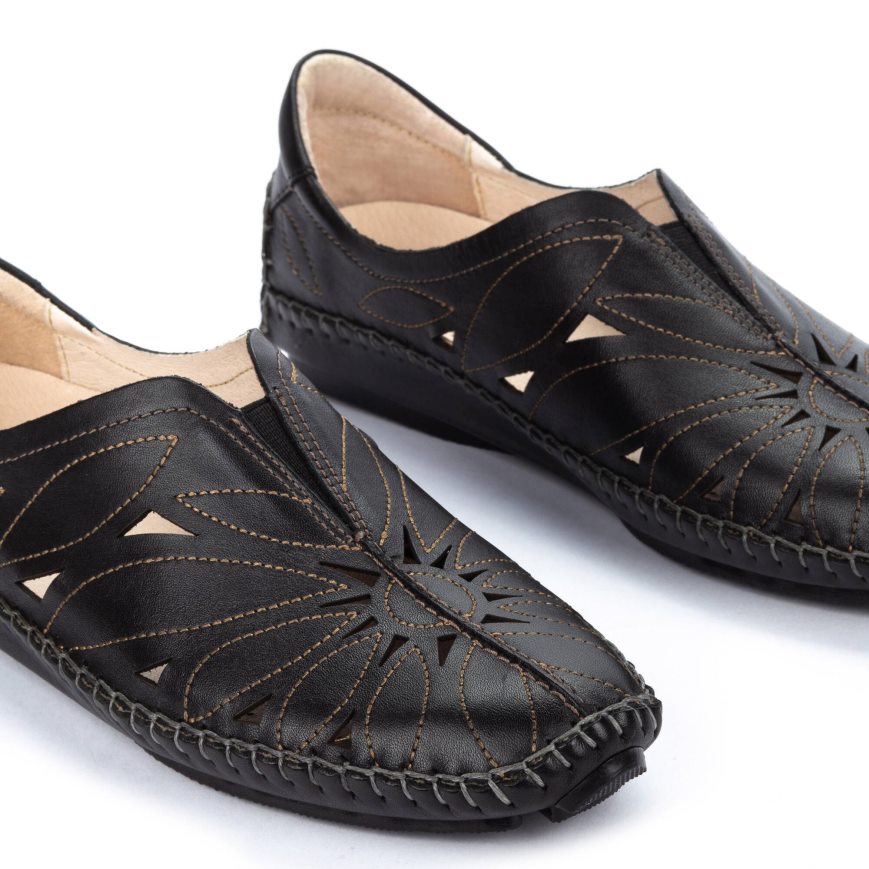 Black Pikolinos JEREZ Women's Moccasins | ELGY3T648