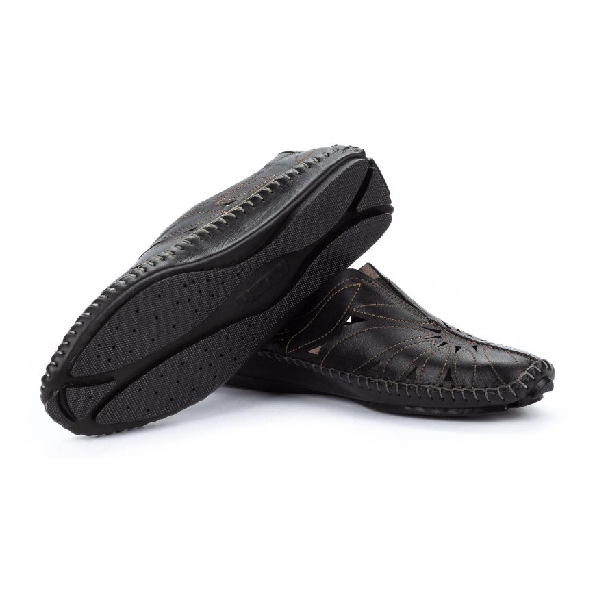 Black Pikolinos JEREZ Women's Moccasins | ELGY3T648