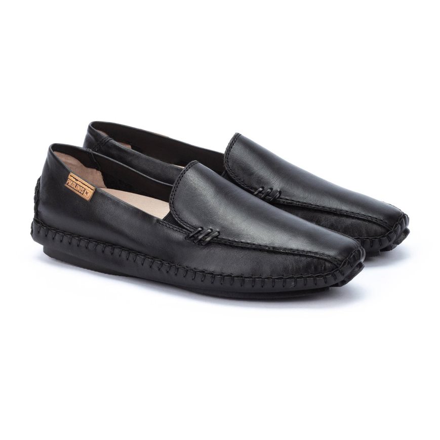 Black Pikolinos JEREZ Women's Moccasins | WB1M90624