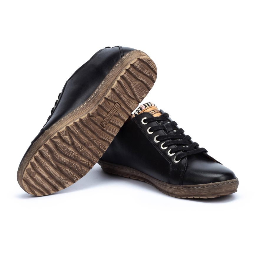 Black Pikolinos LAGOS Women's Sneakers | SHIN49T16