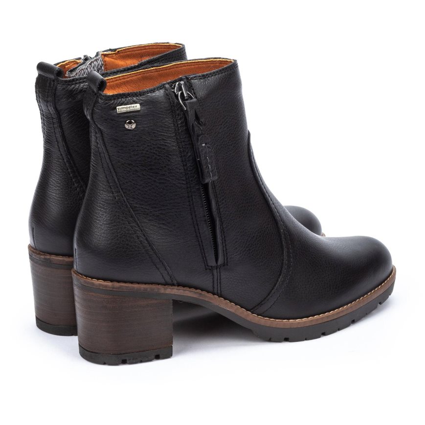 Black Pikolinos LLANES Women's Ankle Boots | JZIRT2891