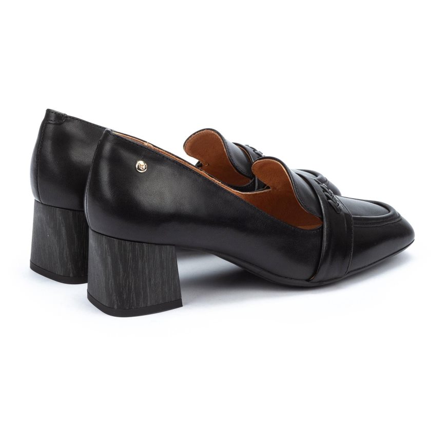 Black Pikolinos MURCIA Women's Loafers | IVSLT7320