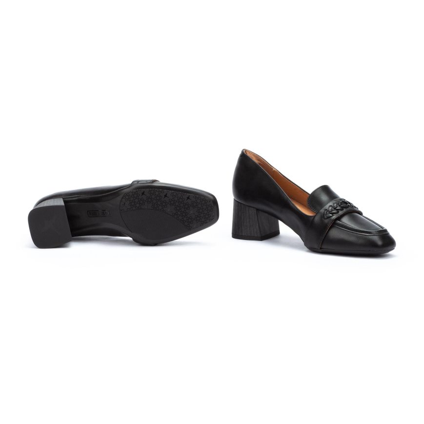 Black Pikolinos MURCIA Women's Loafers | IVSLT7320