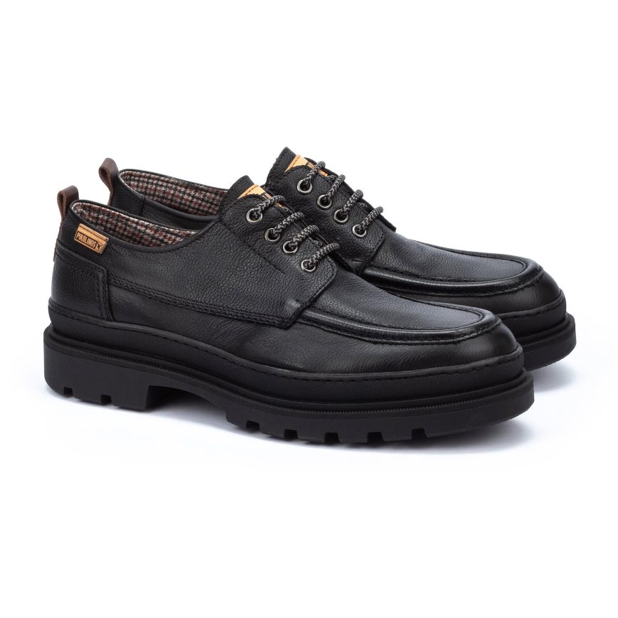 Black Pikolinos OURENSE Men's Casual Shoes | FVJM19347