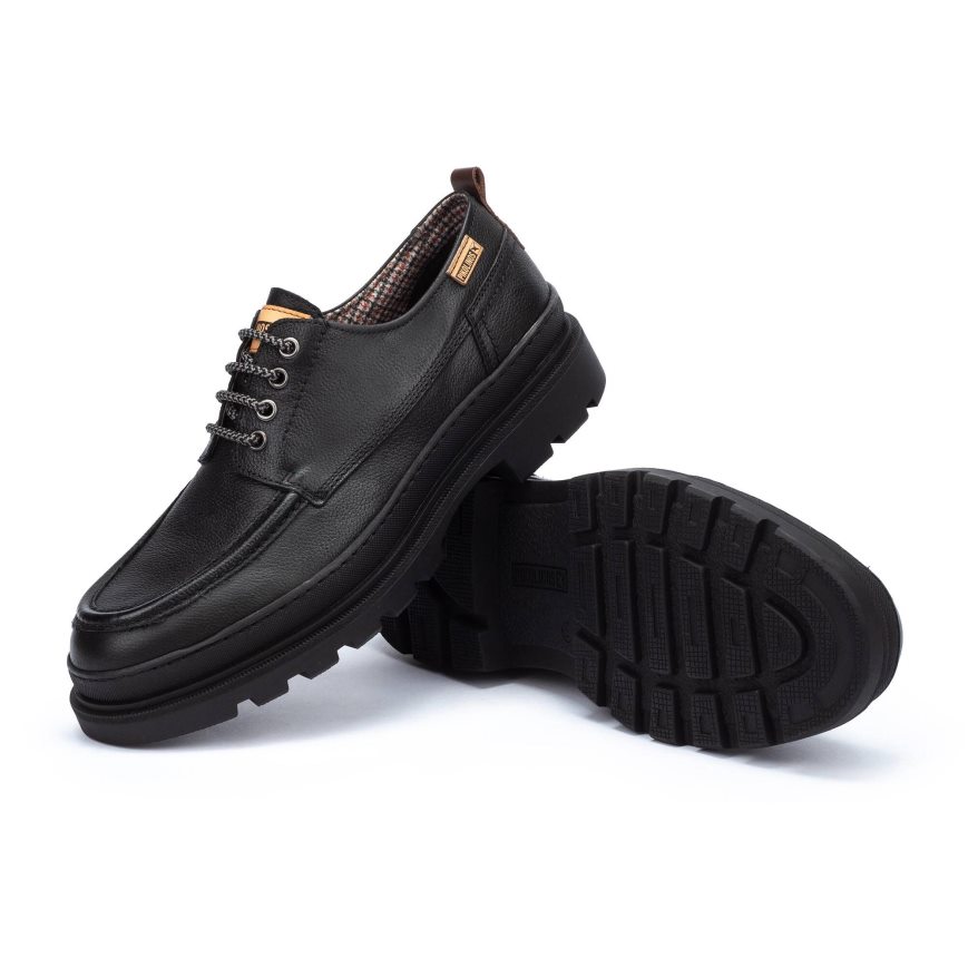 Black Pikolinos OURENSE Men's Casual Shoes | FVJM19347