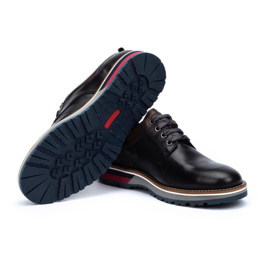 Black Pikolinos PIRINEOS Men's Casual Shoes | DHRV621T9