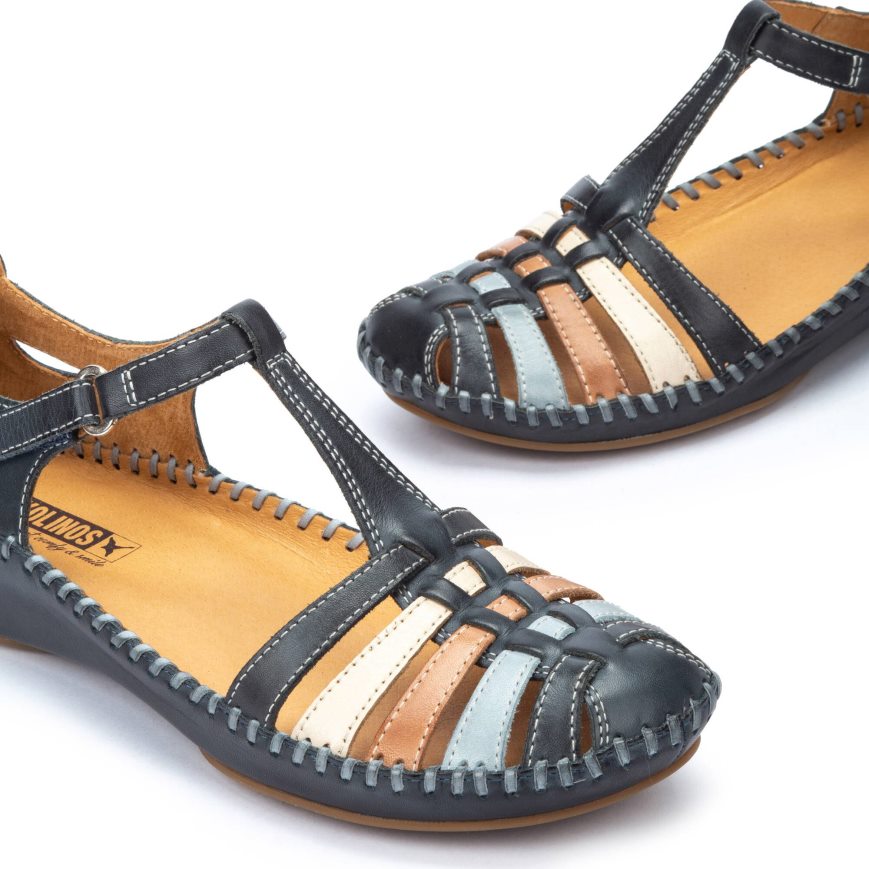 Black Pikolinos P. VALLARTA Women's Sandals | NDPB093T1