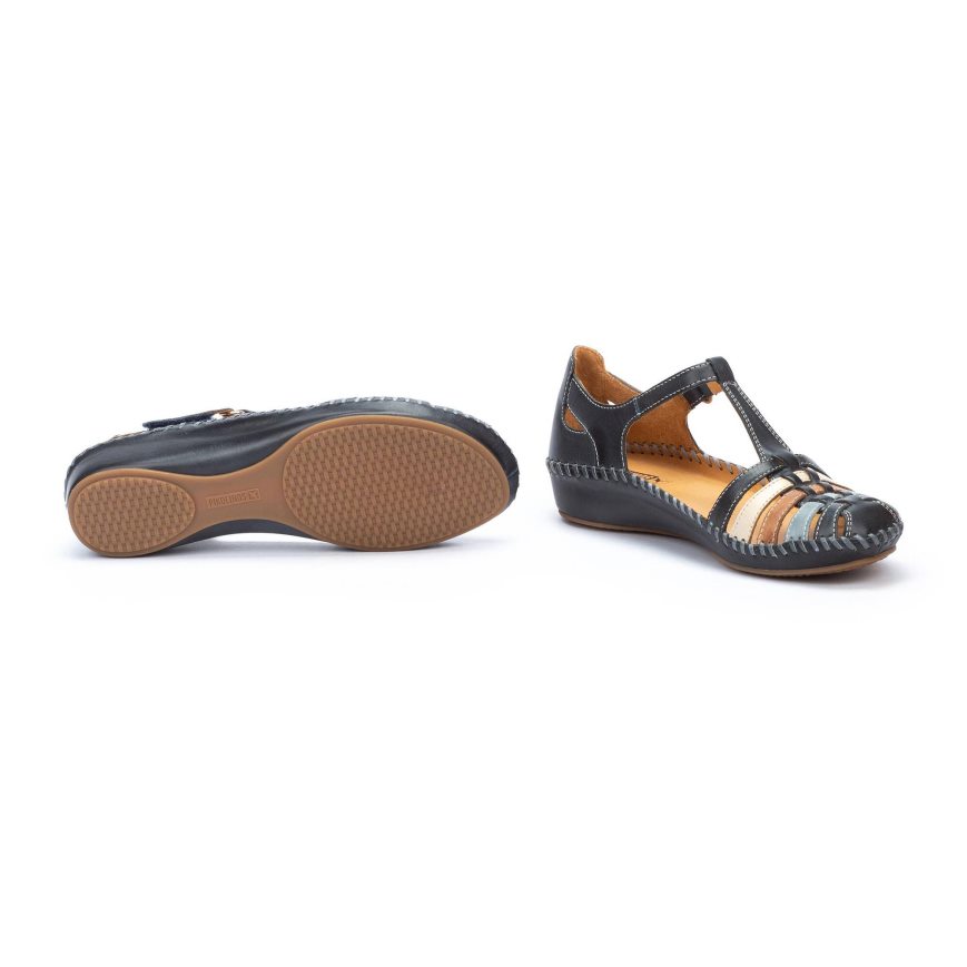 Black Pikolinos P. VALLARTA Women's Sandals | NDPB093T1