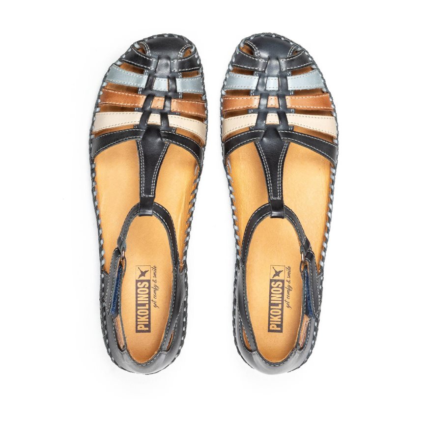 Black Pikolinos P. VALLARTA Women's Sandals | NDPB093T1