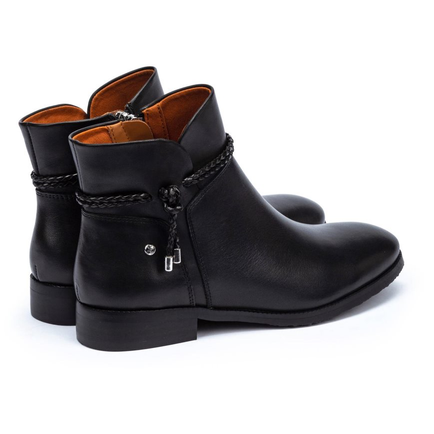 Black Pikolinos ROYAL W4D-8908 Women's Ankle Boots | EBYN9T670