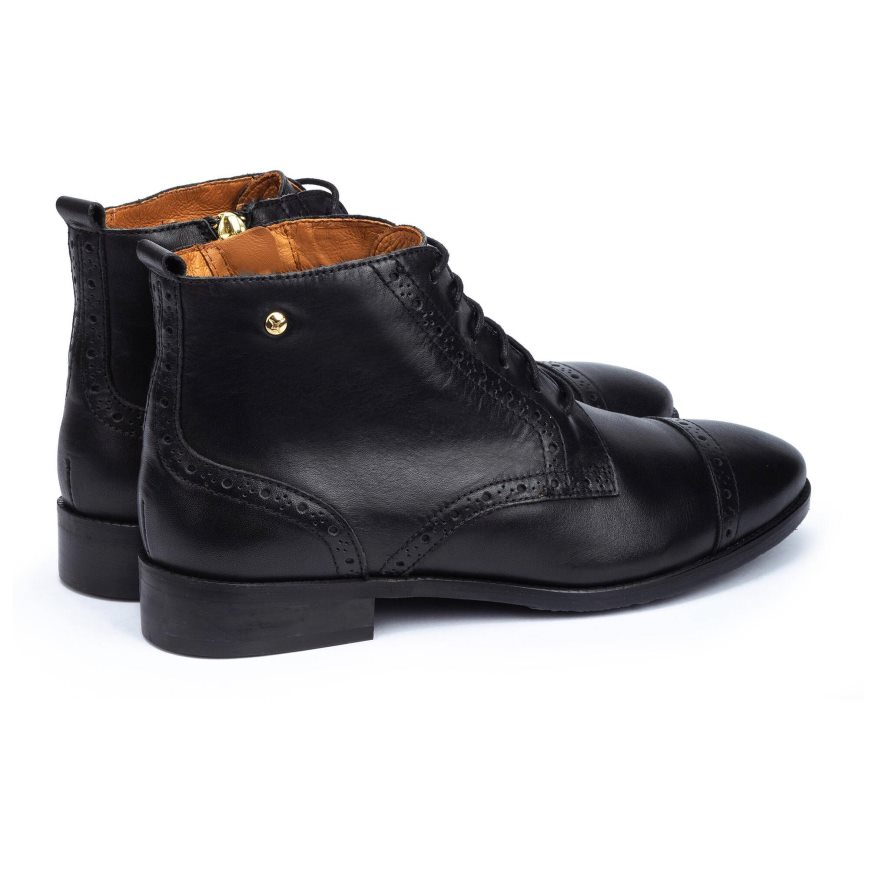 Black Pikolinos ROYAL Women's Ankle Boots | BSHC9T876