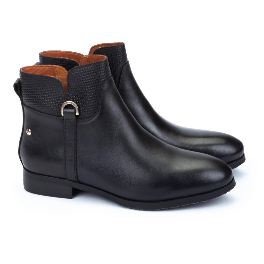 Black Pikolinos ROYAL Women's Ankle Boots | MWFL913T0