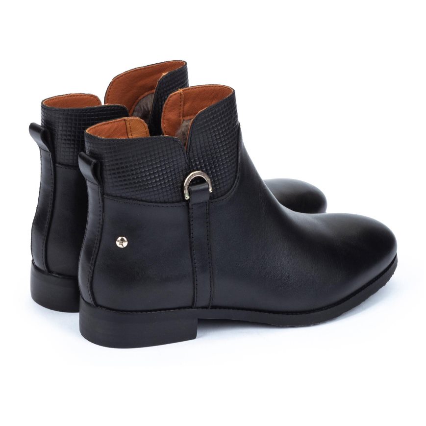 Black Pikolinos ROYAL Women's Ankle Boots | MWFL913T0