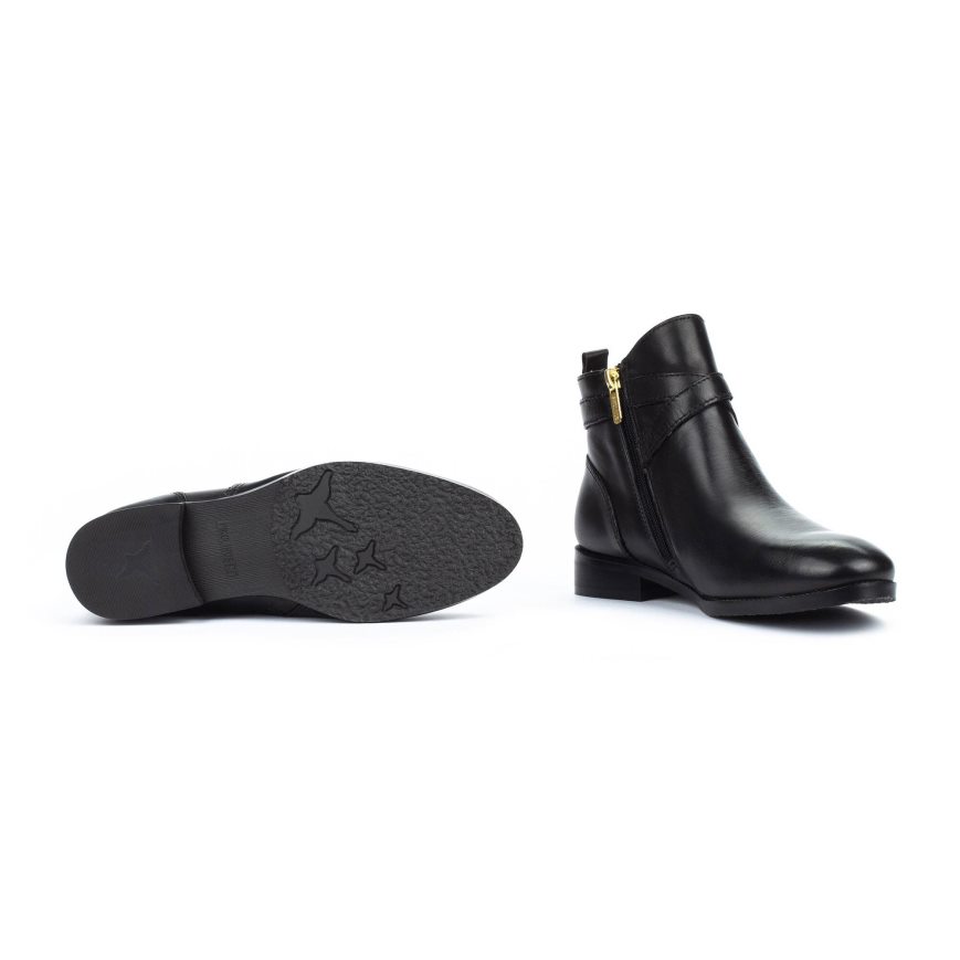 Black Pikolinos ROYAL Women's Ankle Boots | OACI90T47